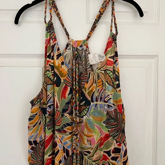 Tropical Print Maxi Dress - Picture 3 of 4